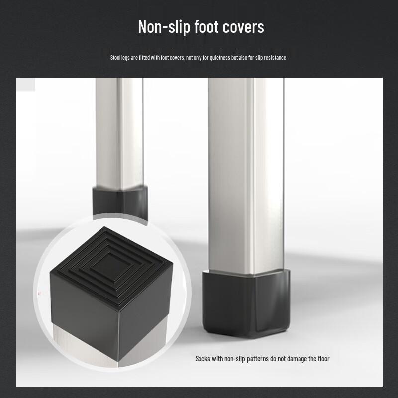 Thickened Stainless Steel Square Stool