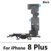 Протестировано для iPhone 7 8 Plus X XR XS Max Зарядное устройство Порт зарядки USB Док-разъем Шлейф С микрофоном и аудиоразъемом для наушников