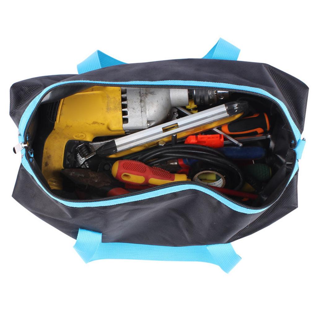 High Capacity Tool Bag Storage Case Pouches For Electricians Multipurpose Electrician Tool Organizers With Wide Opening
