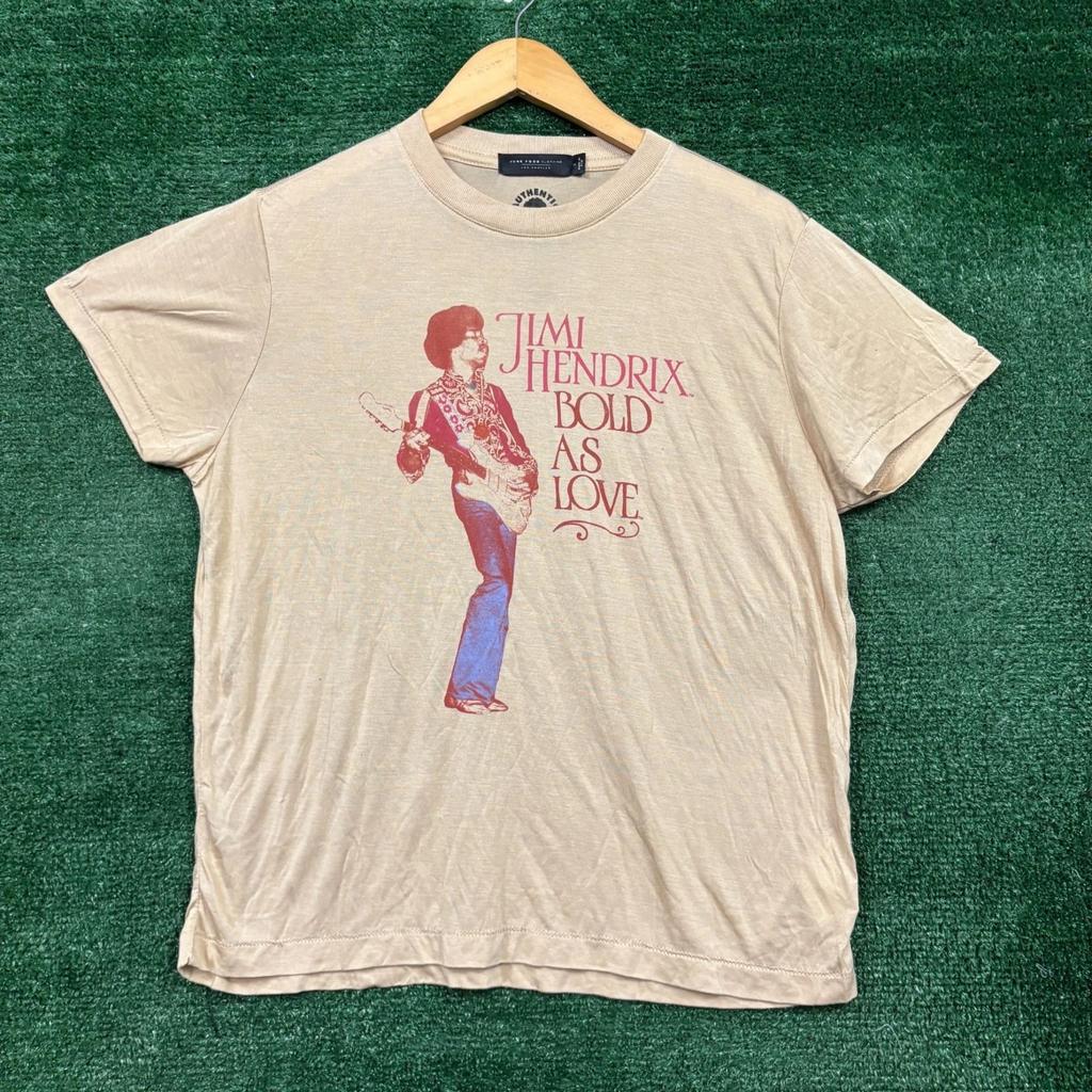Jimi Hendrix Axis Bold As Love Psychedelic Rock T-Shirt Size Large