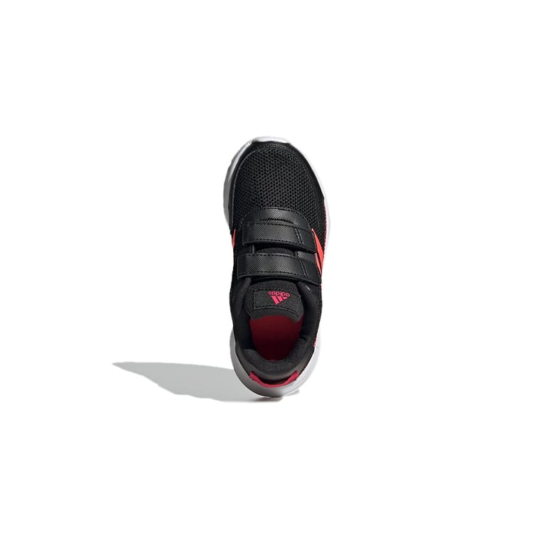 adidas Run C Удобные Дышащие Низкие Детские Беговые Кроссовки Черно-Розовые Для Детей Возрастом 3-7 Лет FW4013