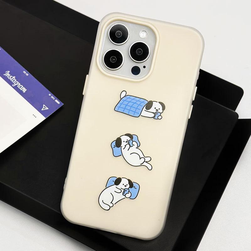 Чехол Zhitai Cartoon Jelly для iPhone 11/12/14/15/16 Pro Max