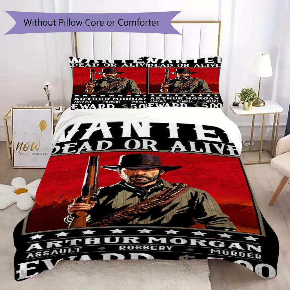 Dead or Alive Pattern Bedding,Quilt Set Quilt Cover Pillowcase Home Birthday Gift (1*duvet cover+2*pillowcase,without core)XSJT0917528