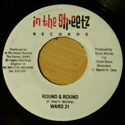 7-дюймовая пластинка WARD 21 / GENERAL B - Round & Round / Video Light NONE In The Streetz 2004 Ямайка Регги, Ска и Даб Б/У