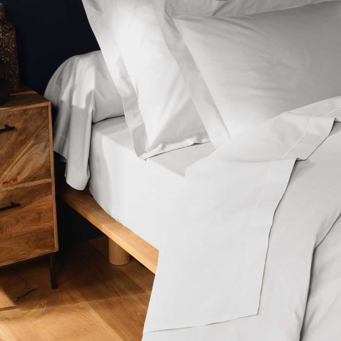 Drap plat - Emotion - 180 x 290 cm - 100% coton - OEKO-TEX® - Lavable à 30°