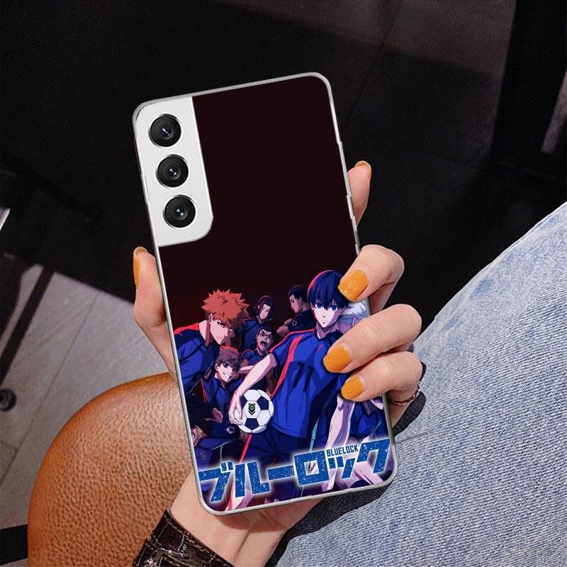 Hot Anime Blue Lock Phnoe Case for Samsung Galaxy S26 S25 Edge S23 S24 Ultra S22 Plus S21 S20 FE Unique Cover Soft Coque Galaxy