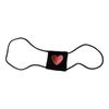 Women Anime Cosplay Costume Eyeshade Heart Embroidery Single Eye Mask Blindfold