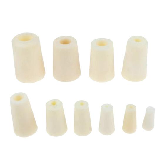 5Pcs Silicone Laboratory Chemistry Rubber Seal Flask Tapered Plugs Stoppers