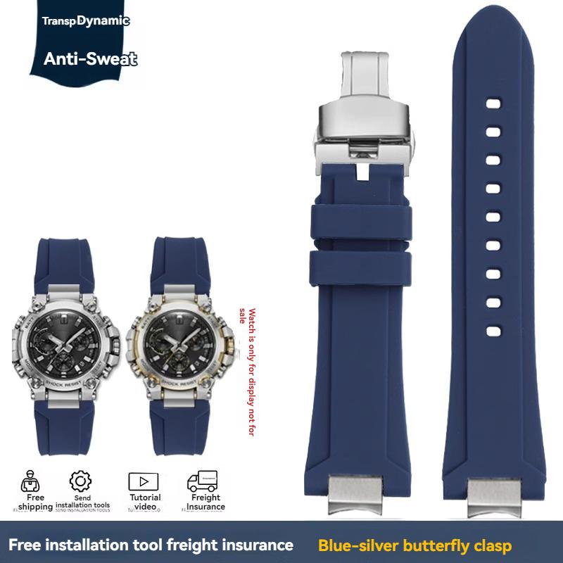 Резиновый ремешок MTG-B3000 для серии Casio G-SHOCK MTG B3000 Модифицированный быстросъемный водонепроницаемый силиконовый ремешок для часов Аксессуары