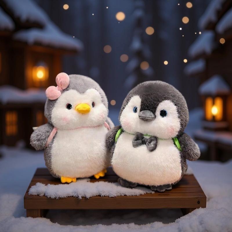 Soft Fat Penguin Plush Toy Cute Couple Penguin Fur Doll Toy Home Decoration Toy Plush Birthday Gift