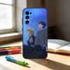 V-Фиолетовый E-Evergard-en Чехол для телефона для Samsung S25, S24, S21, S22, S23, S30, Ultra, S20, Plus, Fe, Note, 10, 9, 5G Черный чехол