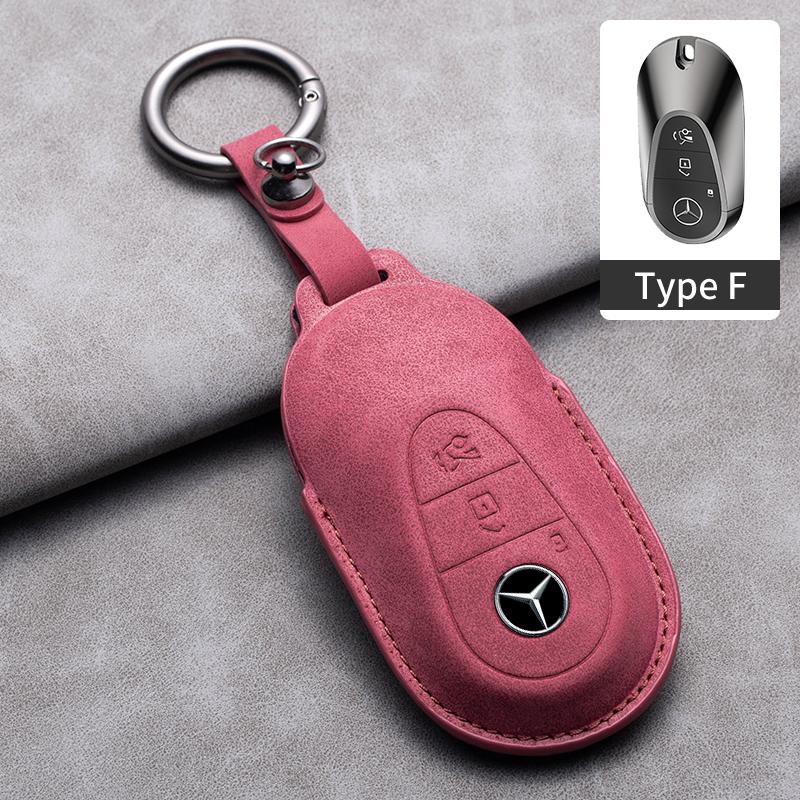 Car Key Case Cover For Mercedes Benz A C E S G Class GLC CLE CLA GLB GLS W177 W205 W213 W222 AMG W206 W223 S350 C260 C300 S400