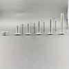 184pcs M6 Stainless Steel Beveled Flat Head Hex Socket Head Screws, Flange Nuts, Furniture Screws, Bed Repair Screws