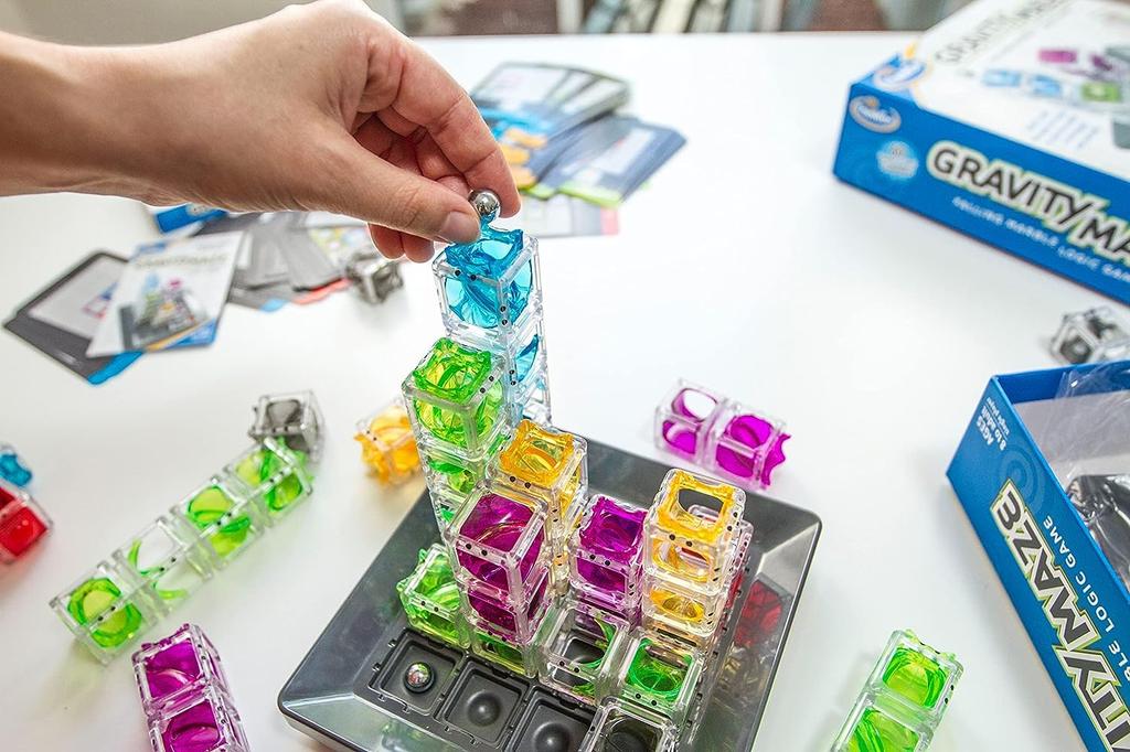ThinkFun Gravity a Game That Develops Programming Thinking Skills Imported 76433 Japanese Instruction Manual Included Ages 8 and Up Maze, [Regularly