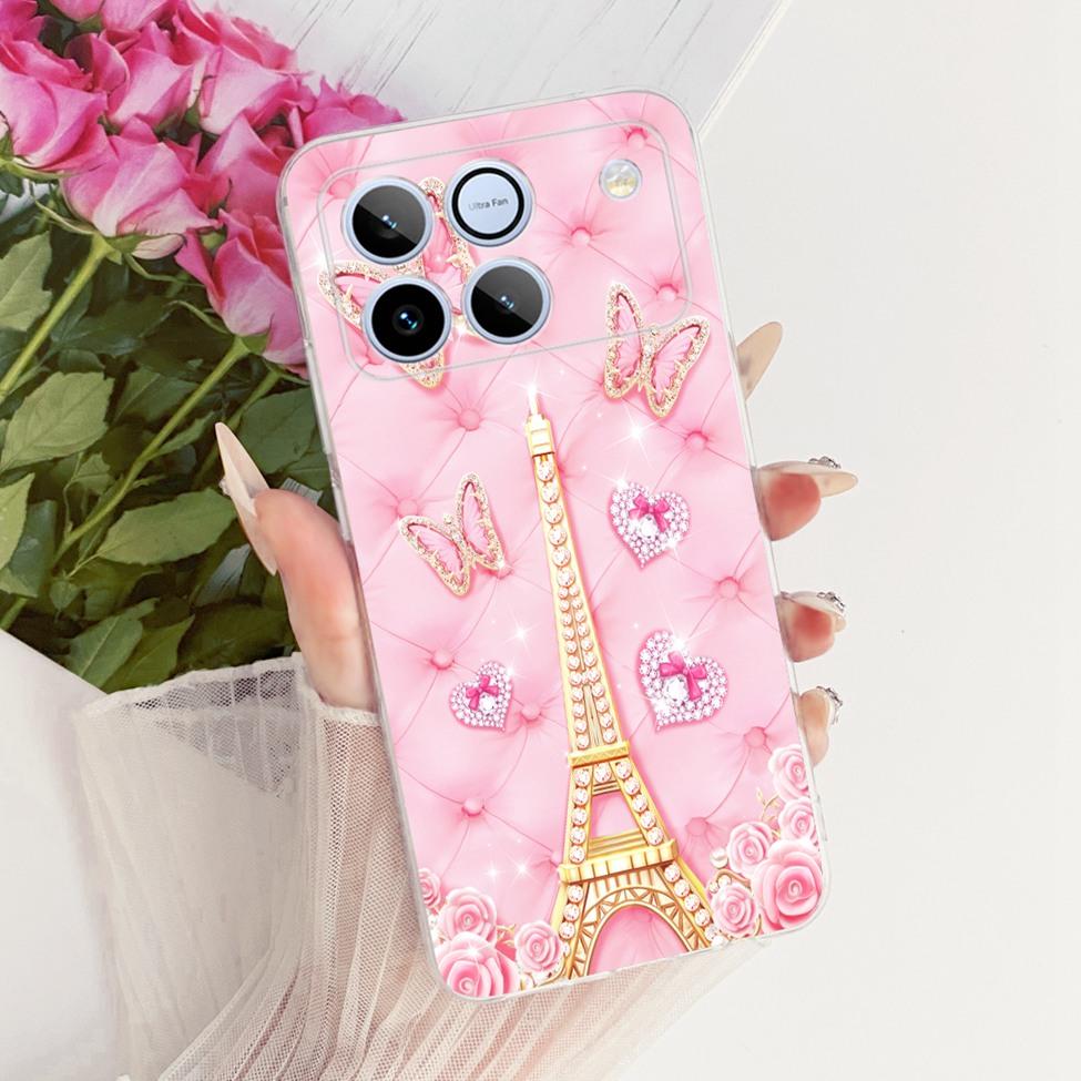 Clear Casing For Honor Win 5G AAP-AN00 Case For Honor Win 5G Cover Luxury Cute Cat Fashion Butterfly Cool Painted