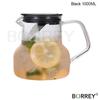 BORREY1L Transparent Borosilicate Glass Teapot Heat-Resistant Large Clear Tea Pot Flower Tea Set Puer Kettle Teapot Holder Base