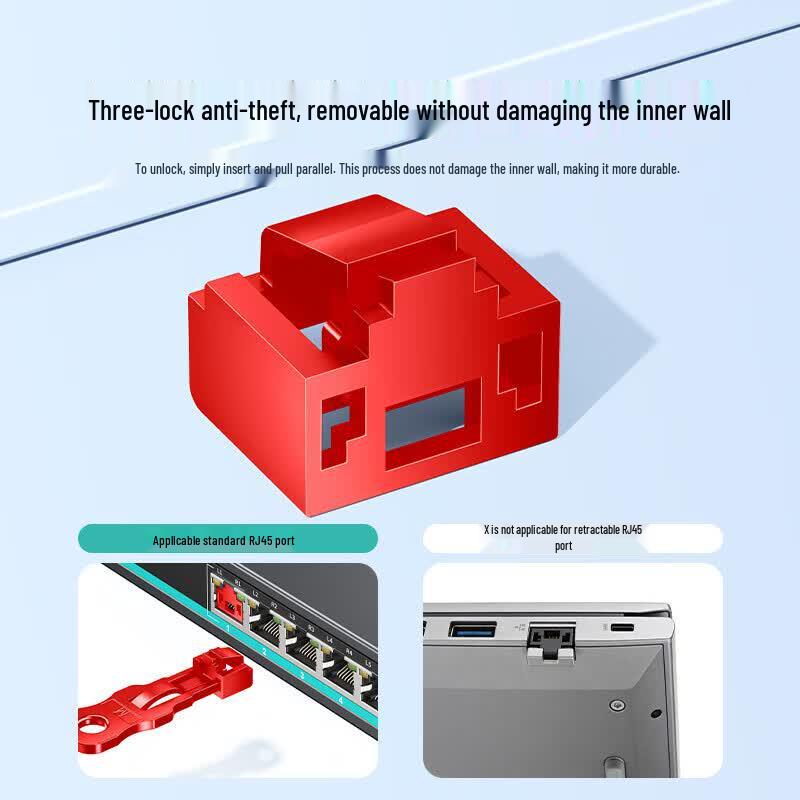 SAMZHE RJ45 Port Lock & Blocker