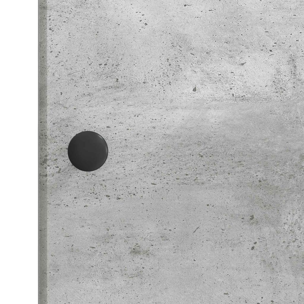 Sideboard Concrete Grey 33 x 34.5 x 90 cm Particleboard