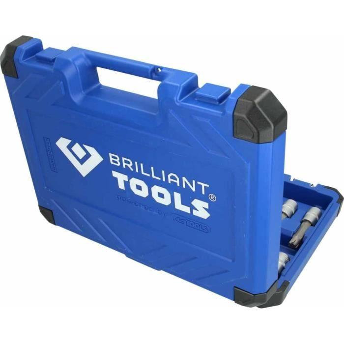 Coffret De Douilles Tournevis 1/2'' RIBE - Brilliant Tools - BT022032 - 32 Pièces - Chrome Vanadium