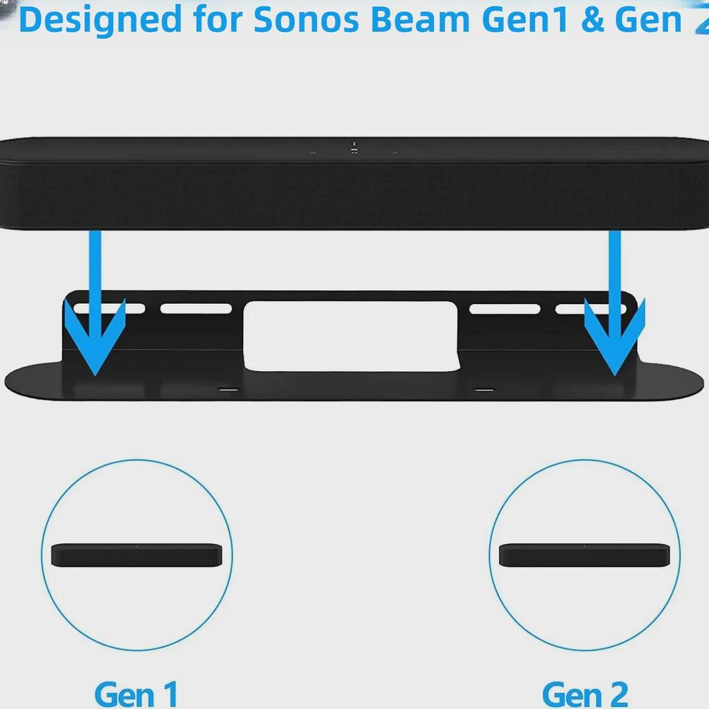 Кронштейн для настенного крепления SONOS Beam Sound - черный/белый, сейчас в наличии