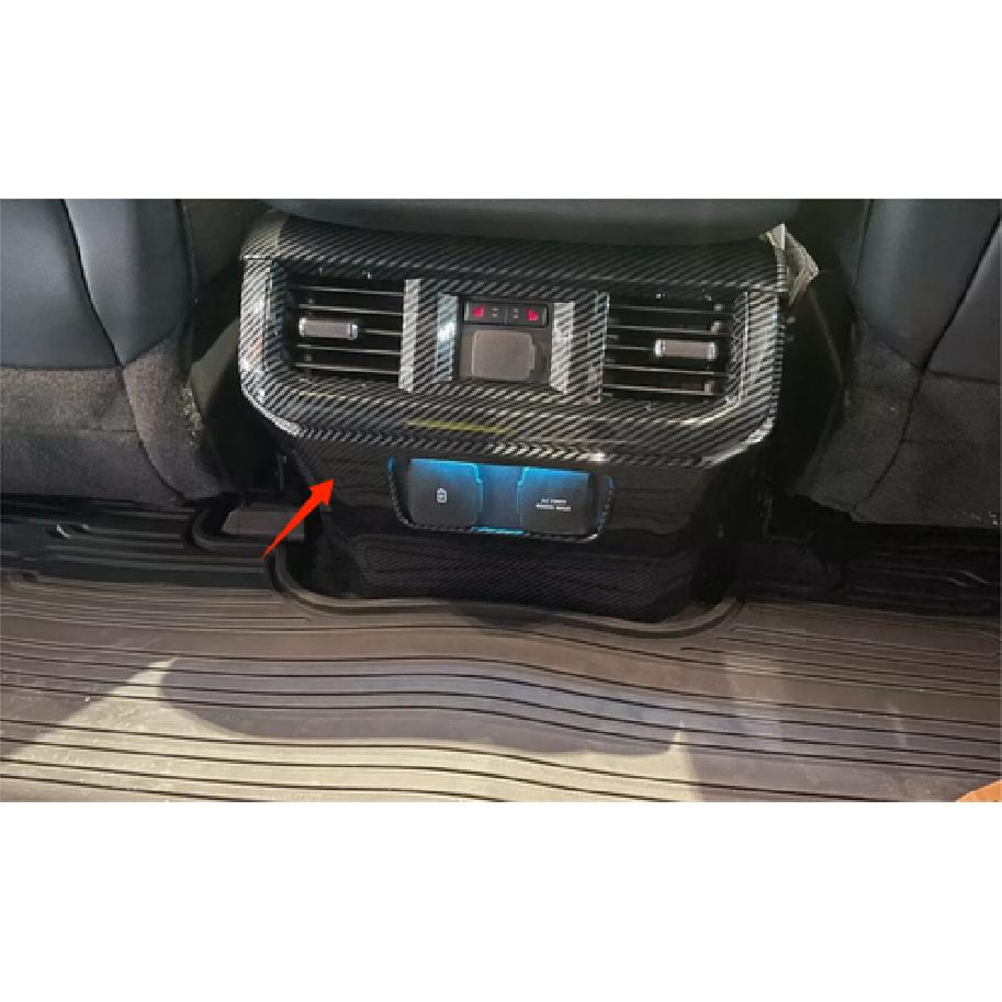 Carbon Fiber Rear Air Vent Outlet Lid Cover Trim For - Ford F150 1pcs