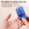 Dustproof Pill Cutter Storage Box Drug Tablet Crusher Pill Cutter  for Small or Large Pills