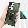 Samsung Galaxy S23 Ultra Case, Slide Lens Lid, Green