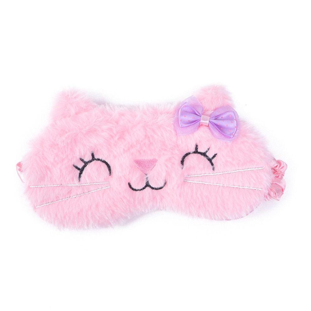 Adjustable Strap Sleeping Mask Blindfold Soft Fabric Cartoon Eye Cover Kids Sleep Mask For Kids