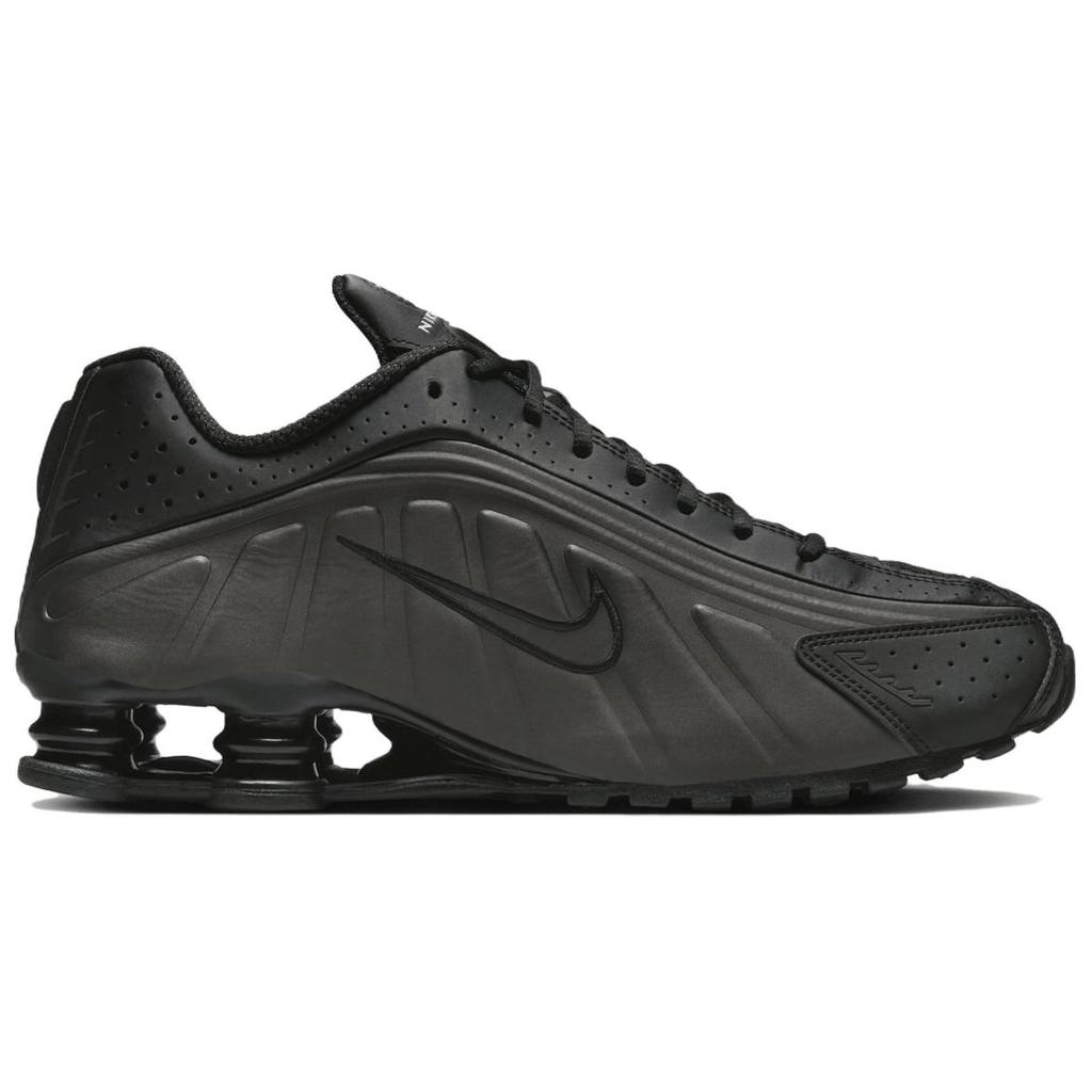 Nike Мужские кроссовки Shox R4 Triple Black 2025 Ярко-малиновый HQ1988-001