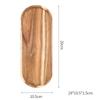 Wood Coffee Tray Oval Square Food Cup Trays Dessert Candy Wooden Plate Gongfu Tea Pallet Kitchen Supplies