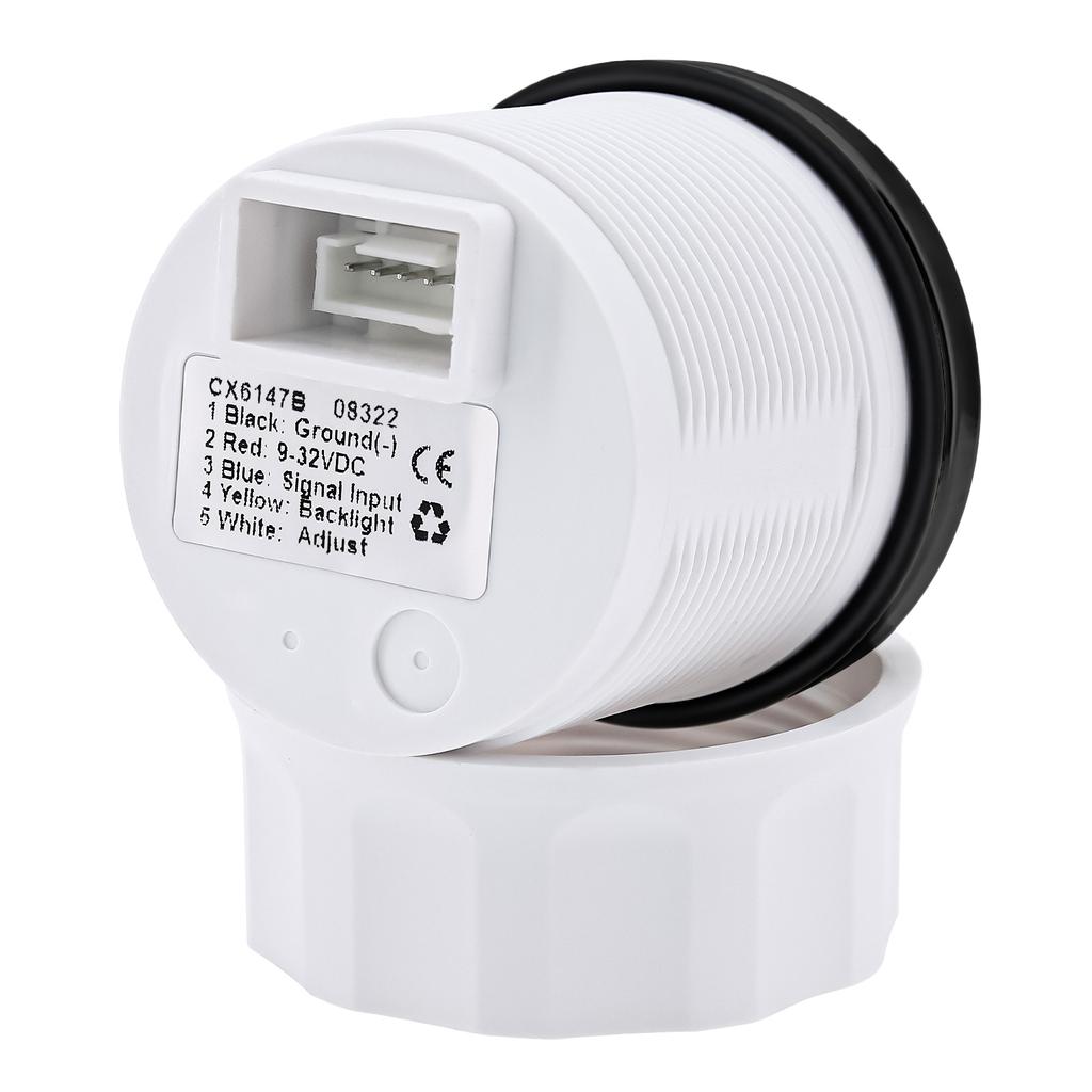 7 Color Backlight 52MM Fuel Level Gauge 0-190 Ohm Water Tank Gauge Meter Indicator 240-33 Ohm Oil Level Meter Auto Car Gauge