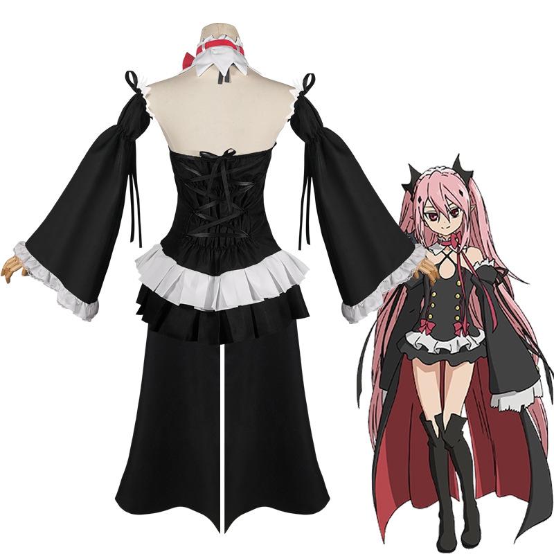 Косплей костюм для женщин Krul Tepes & Mikaela Vampire Princess из аниме Seraph of the End