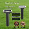 Solar-Powered Ultrasonic Mouse and Snake Repellent with Buzzer Vibration for Outdoor Use