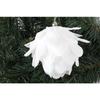 White Styrofoam Snow Cone 10 Cm In Pvc Box - Christmas Tree Ornament