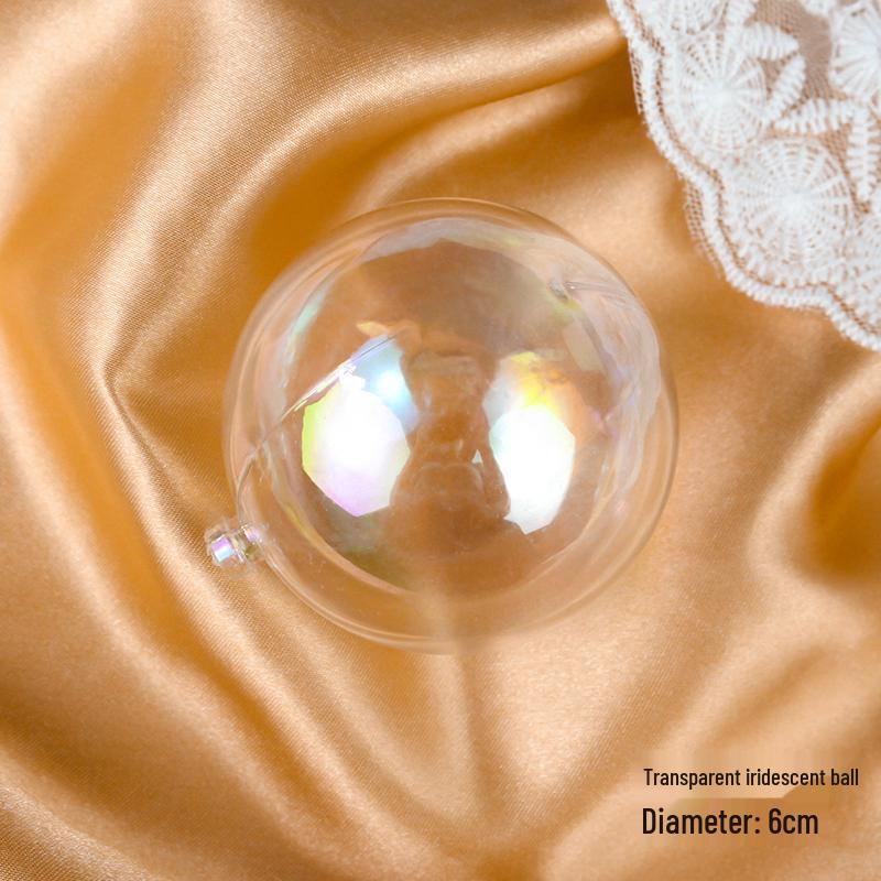 50 радужных шариков-пузырей для украшения торта - Красочные и прозрачные украшения для дня рождения