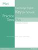 Книга Mini Practice Tests Plus: Cambridge English Key for Schools