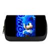 Складной пенал Sonic с откидной крышкой, съемный, двухслойный, большой вместимости для школьников