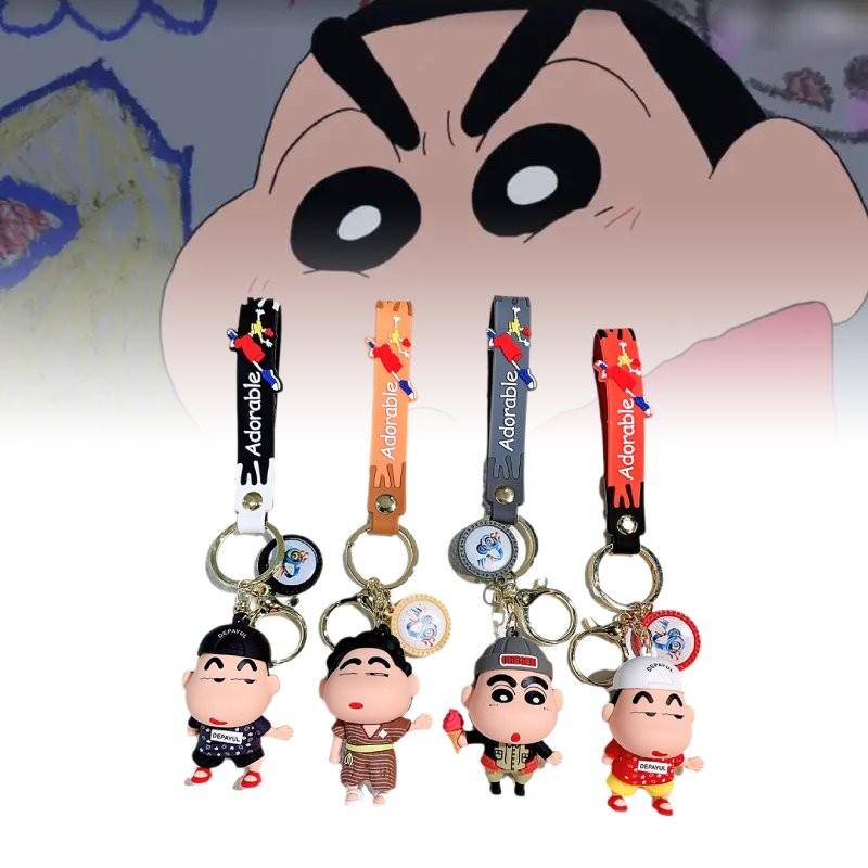 Крейн Шин-чан ПВХ Брелок Милая Силиконовая Фигурка Брелок Подарок на День Рождения