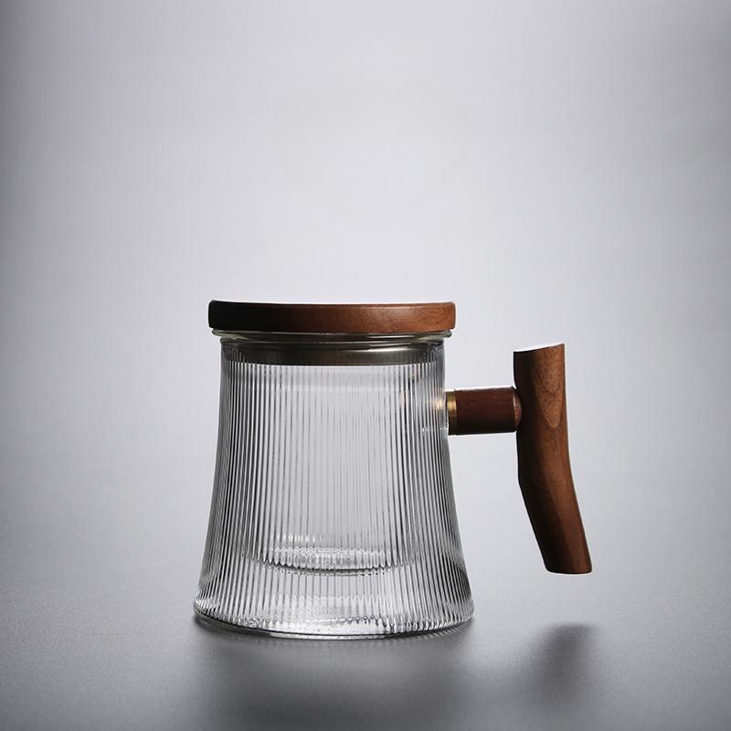 BEPAN Japanese glass with filter tea cup tea cup separation coffee cup for drinking water heat-resistant