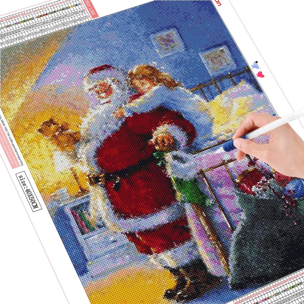 5D DIY Алмазная картина Дети Стразы Картина Новое поступление Алмазная вышивка Мультфильм Мозаика Рождественские украшения