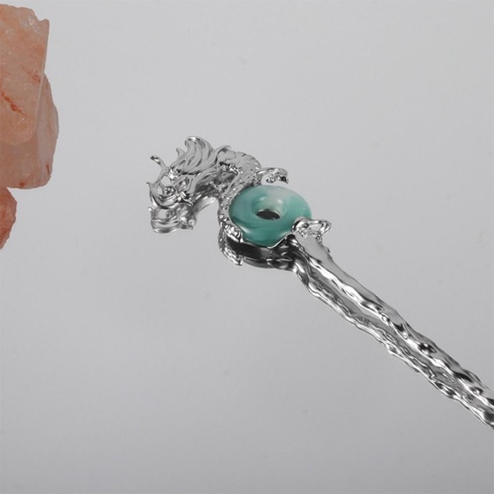 Cheongsam Green Hanfu Hair Sticks Metal Hairpin Ancient Style Hairpin Chinese Style Headwear