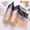 Women's Bra Without Steel Ring Solid Color A Cup Thin Underwear