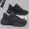 Men's Shoes 2025 New Mesh Breathable Sneakers Non-slip Soles Leisure Travel Black Dad Trendy Shoes Work Shoes