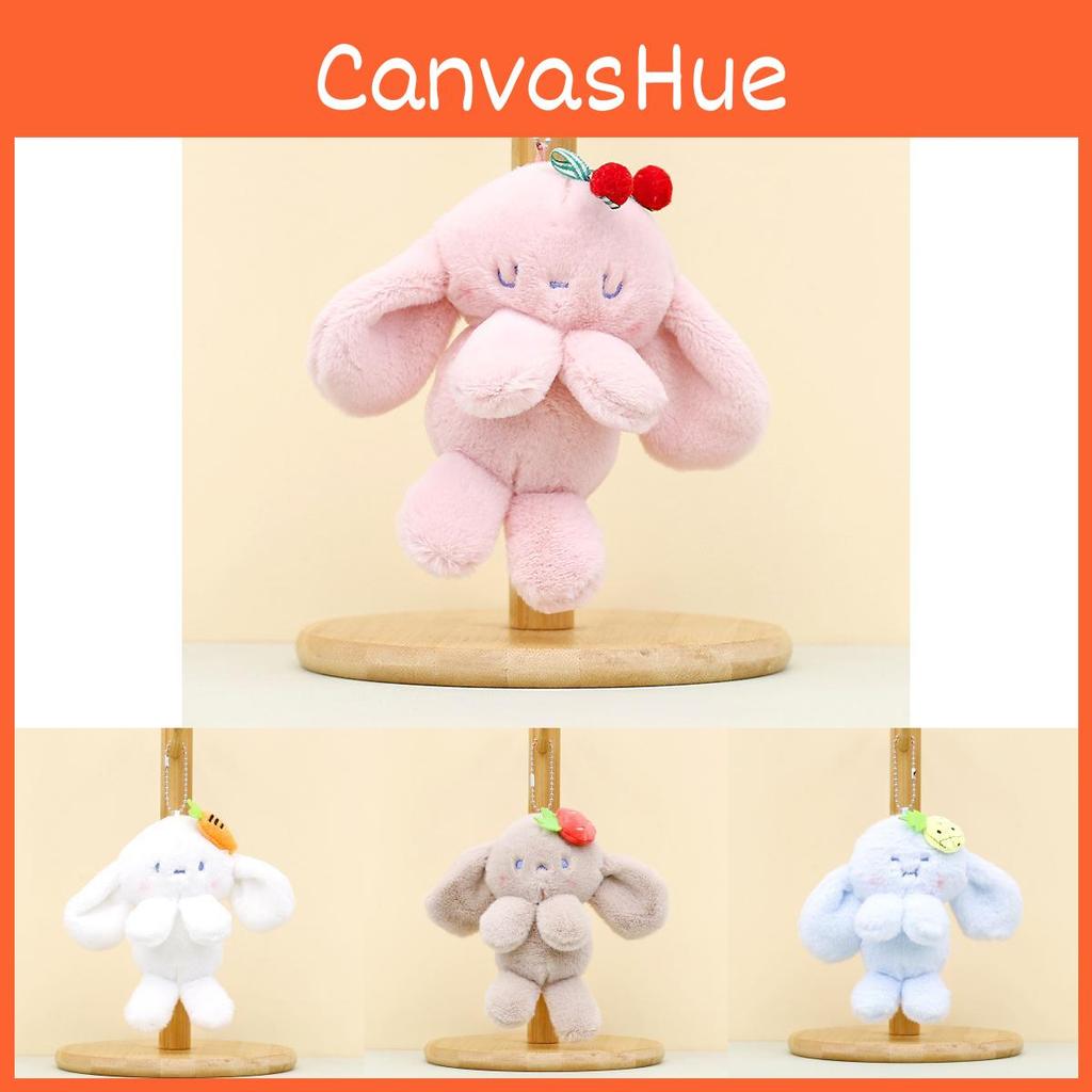 Очаровательный плюшевый брелок-зайчик, мягкая набивная игрушка, милый кролик, подвеска для сумки, в нескольких цветах