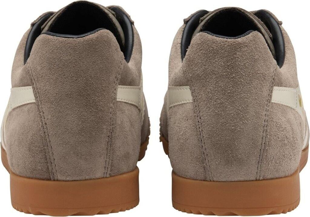 Кроссовки Gola Harrier Suede (CMA192) коричневый носорог/белый/мариновый/желтый/темно-синий