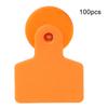 100pcs Livestock Number Ear Tag Label Marker Accessory for Pig Cow Sheep AnimalOrange for Pig