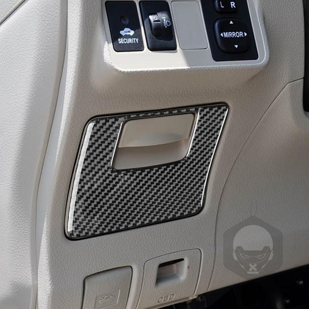 Для Toyota Corolla 2007 2008 2009 2010 2011 2012 2013 аксессуары из углеродного волокна внутренняя основная крышка для хранения вождения накладка наклейка