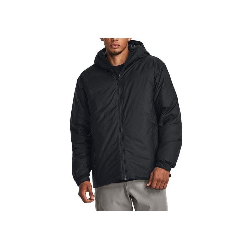 Under Armour ColdGear Инфракрасный приталенный короткий тренировочный пуховик Мужская верхняя одежда Черный 1378840-001