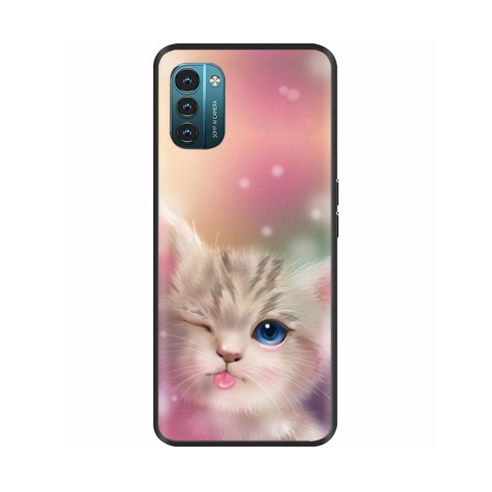For Nokia G60 5G Case Painted Black TPU Silicone Soft Phone Cover for Nokia G60 Back Cases Bumper Shockproof Shell Cover Carcasa