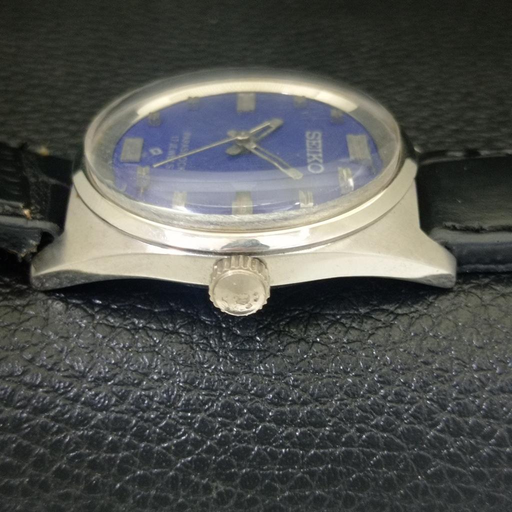 ВИНТАЖНЫЕ ЧАСЫ SEIKO С РУЧНЫМ ЗАВОДОМ 2118A ЯПОНИЯ МАЛЬЧИК СИНИЙ ЦВЕТ ЦИФЕРБЛАТА a703926-1